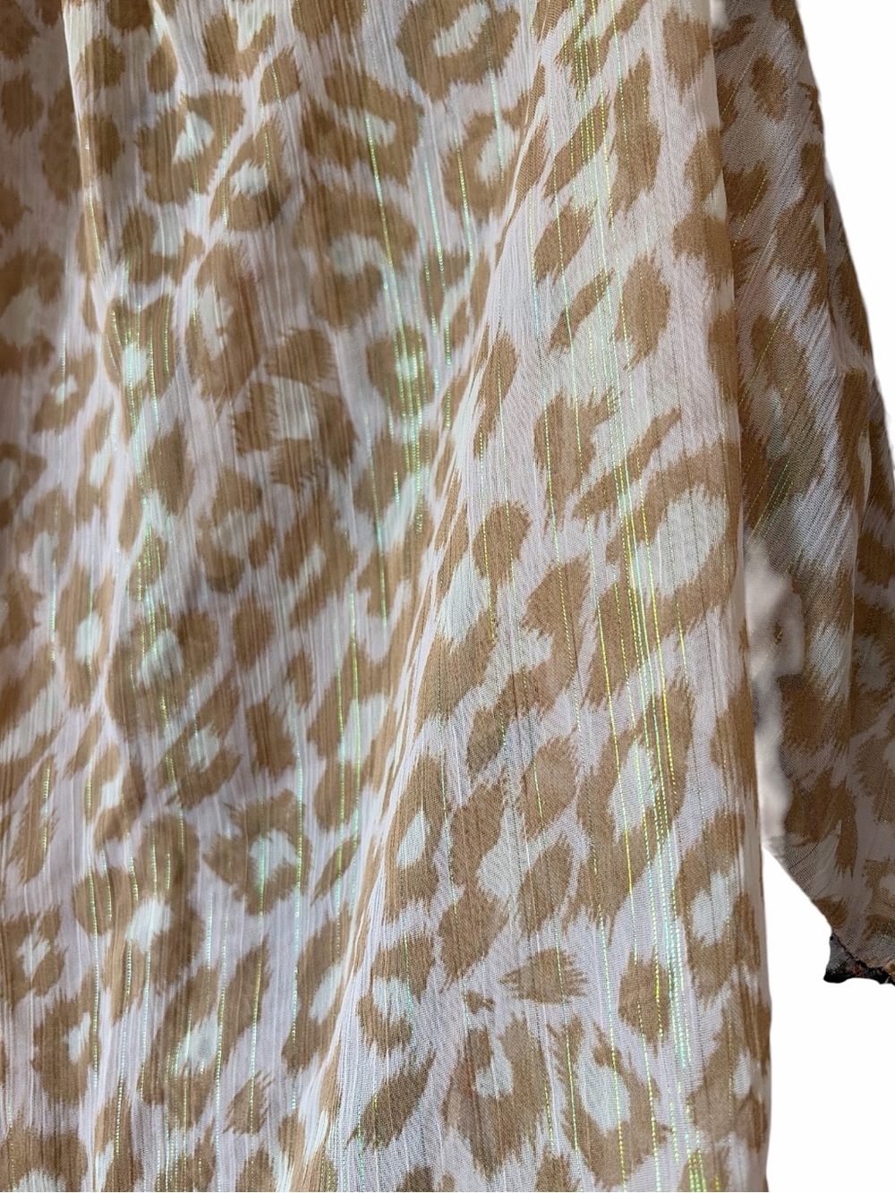 UMGEE chiffon shimmer wrap top - Picture 6 of 9